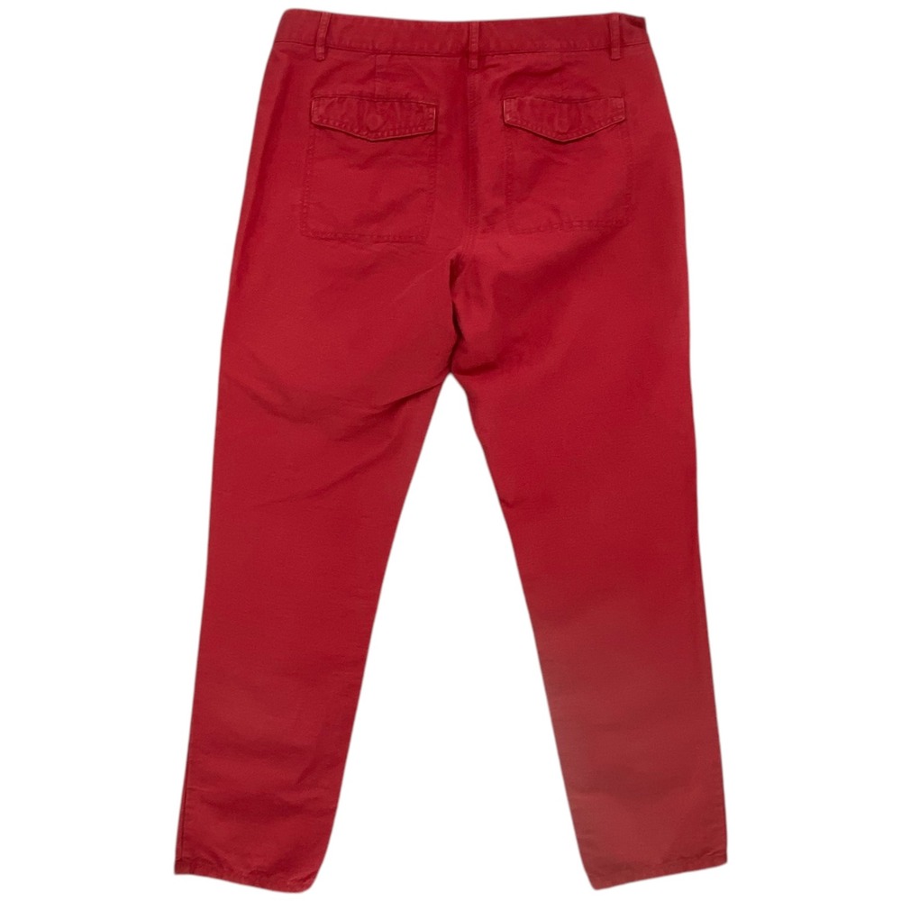 LOFT Red Chinos Pants Utility Pockets Casual Everyday Trousers Size 6 - Picture 7 of 9